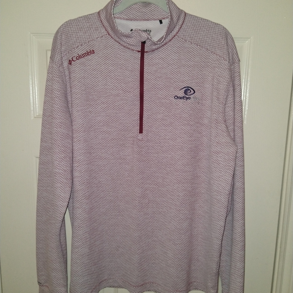 Columbia Golf Quarter Zip Pullover Men's sz Large